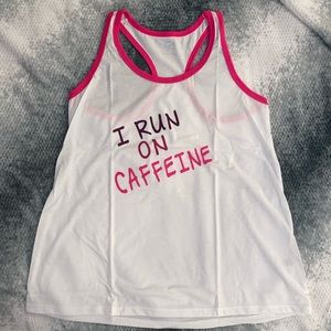I Run On Caffeine Tank - Size L